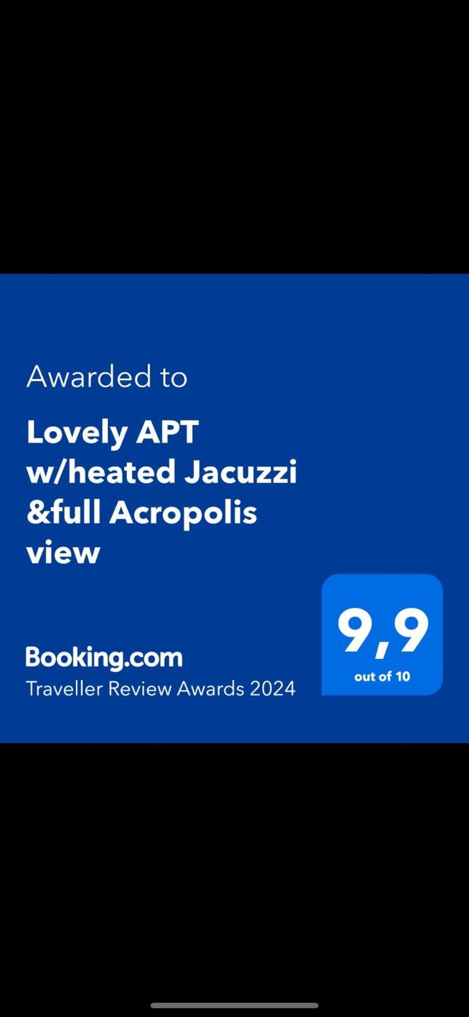 Lovely Apt W/Heated Jacuzzi &Full Acropolis View Atina Dış mekan fotoğraf