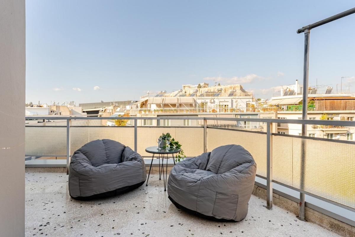 Lovely Apt W/Heated Jacuzzi &Full Acropolis View Atina Dış mekan fotoğraf